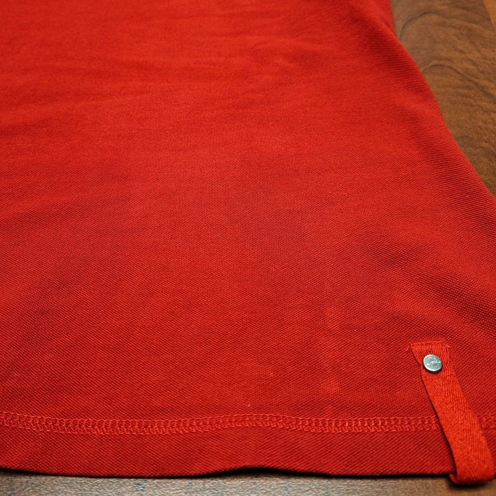 Lauren Ralph Lauren Active Red T-Shirt‎ PM Petite Medium Cotton Sporty Chic L-RL - Picture 7 of 8